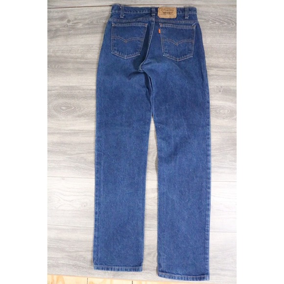 Vintage 80s LEVIS 509 0217 Orange Tab Jean 29x32 (Tag 30x34) - Picture 7 of 11